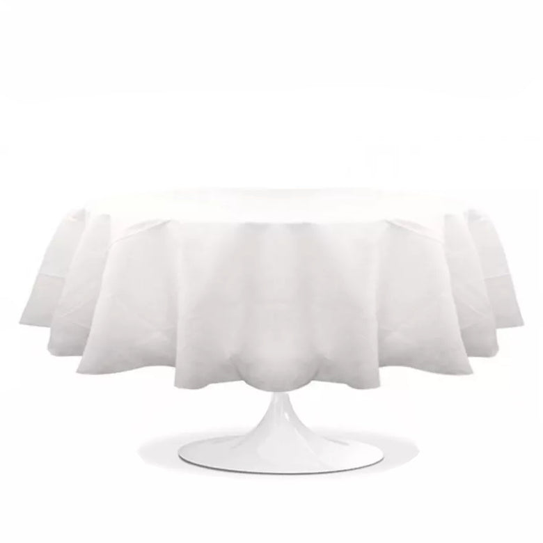 Location Nappe Ronde Blanche 240cm