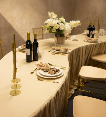 Location Table Vague Bois Clair 190cm Paris