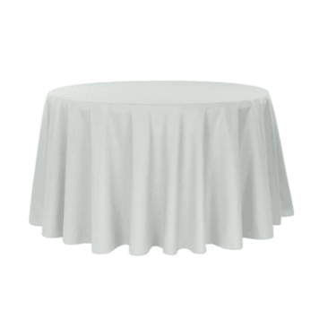Location Nappe Ronde Blanche 300 x 300 - GP LOCO EVENEMENT