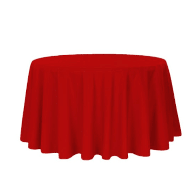 Location Nappe Ronde Rouge 300 x 300 - GP LOCO EVENEMENT