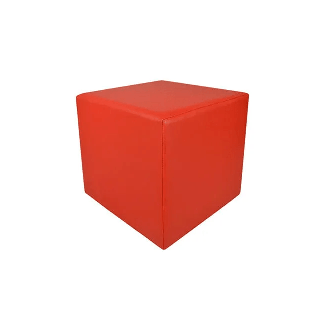 Location Pouf Rouge 40x40cm - GP LOCO EVENEMENT