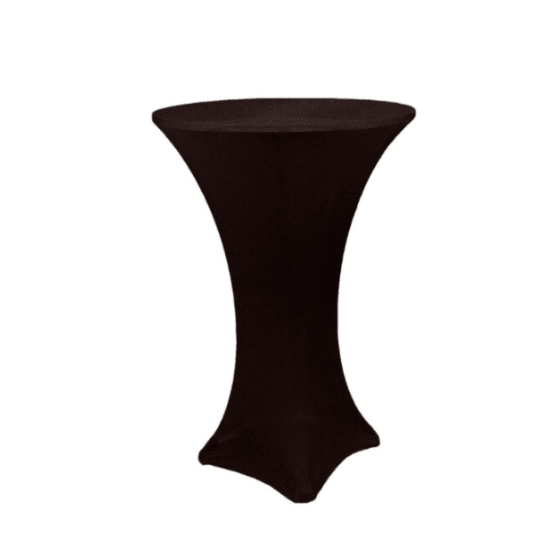 Location Table Haute Pliante Housse Noire - GP LOCO EVENEMENT