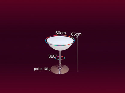 table basse lumineux-GP LOCO EVENEMENT