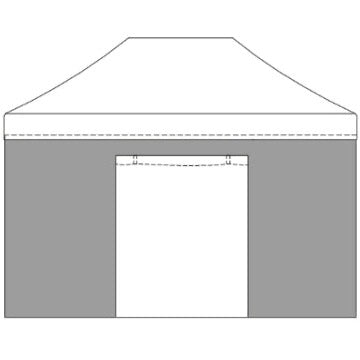 Tente Pliante Bâche de côté Porte 4,5m-GP LOCO EVENEMENT