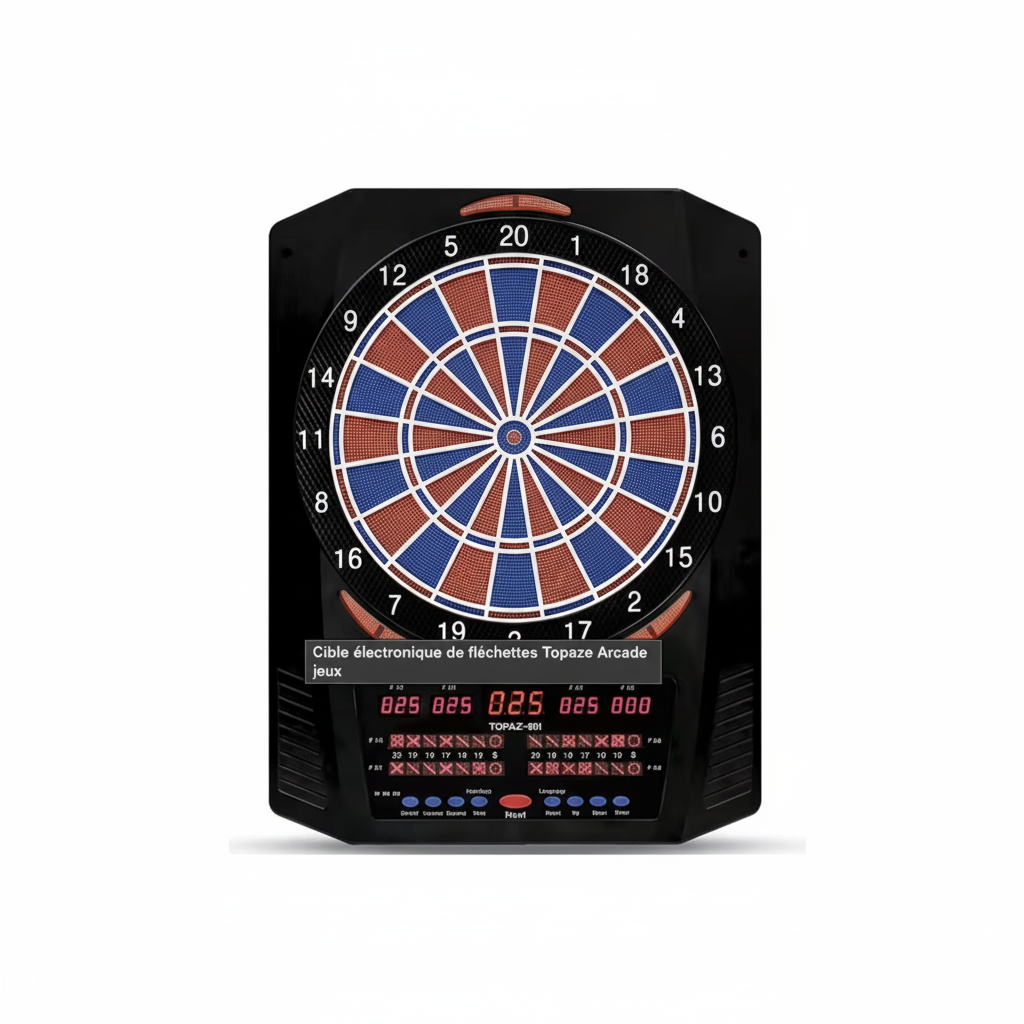 Cible électronique fléchettes Topaze 901 en location pour événement à Paris – GP Loco Événement