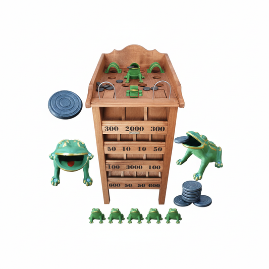Jeu de la grenouille en bois en location pour événement à Paris et Île-de-France