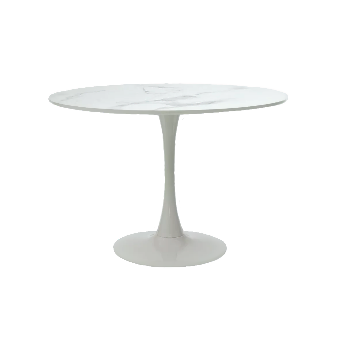 Location Table Ronde 120cm Elsa Blanche/Marbre