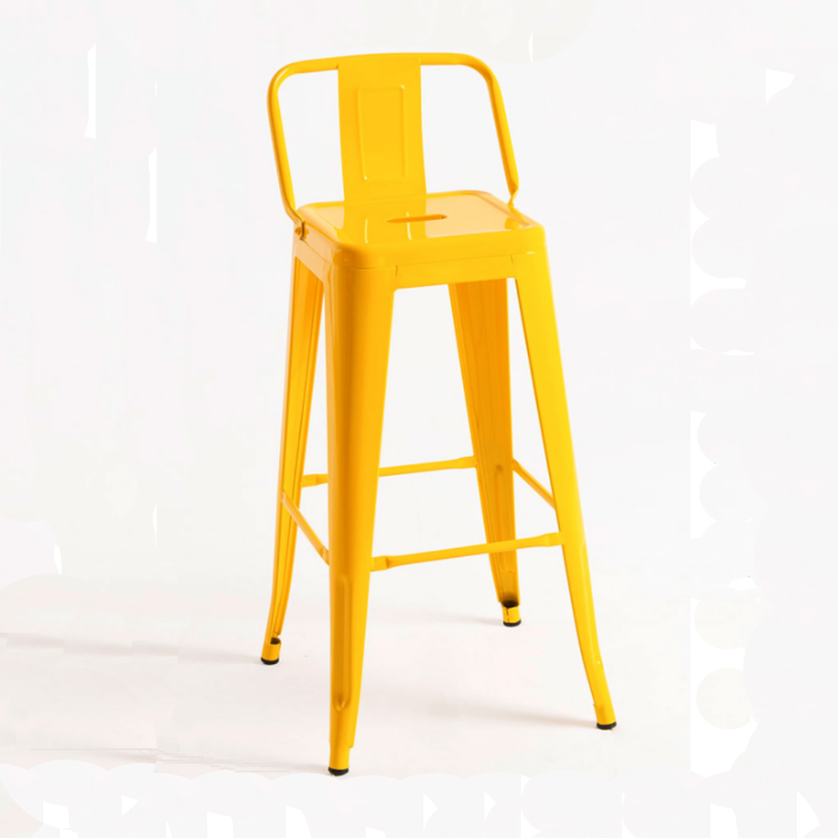 Location Chaise Haute Tolix Jaune
