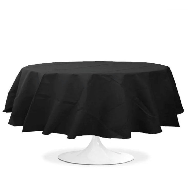 Location Nappe Ronde Noir 240cm