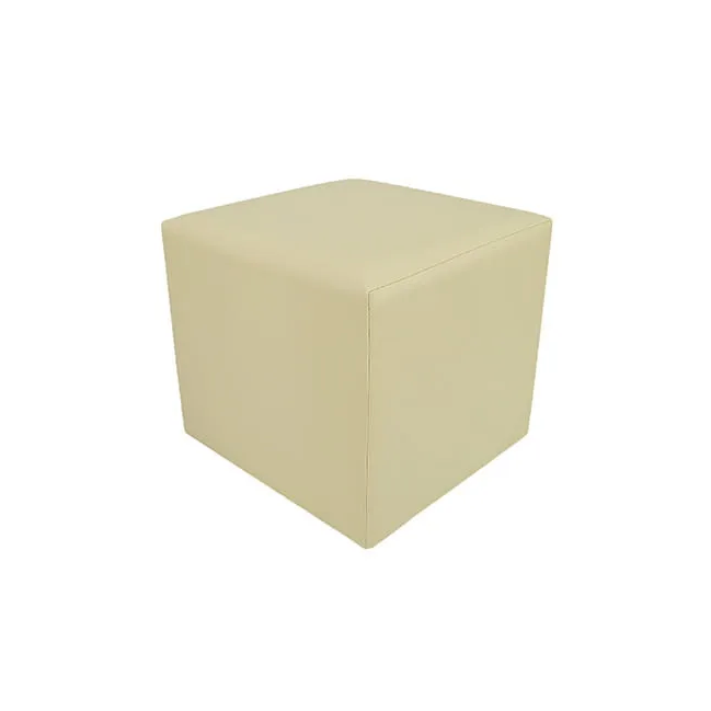 Location Pouf Beige 40x40cm-GP LOCO ÉVÉNEMENT