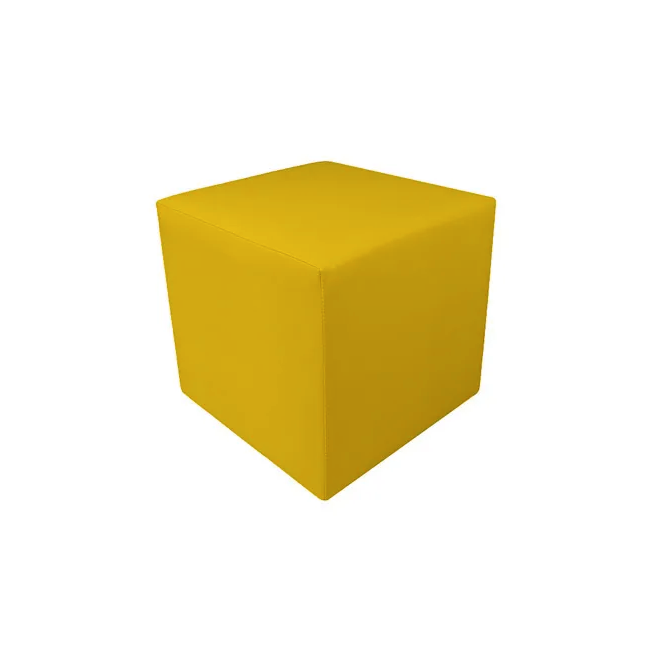 Location Pouf Jaune 40x40cm-GP LOCO ÉVÉNEMENT