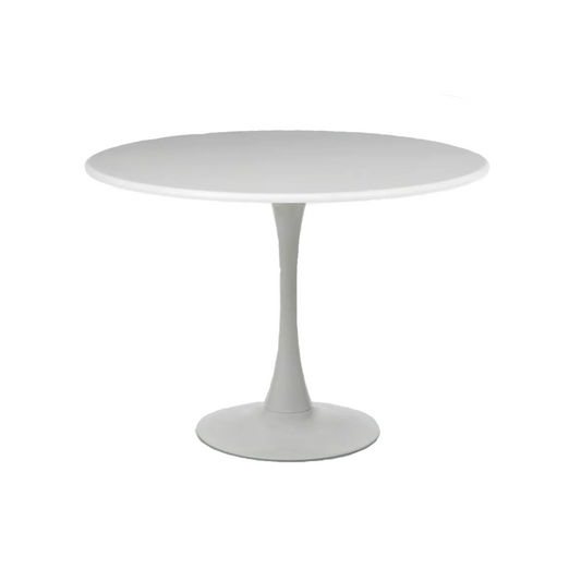 Location Table Ronde 120cm Elsa Blanche - GP LOCO EVENEMENT