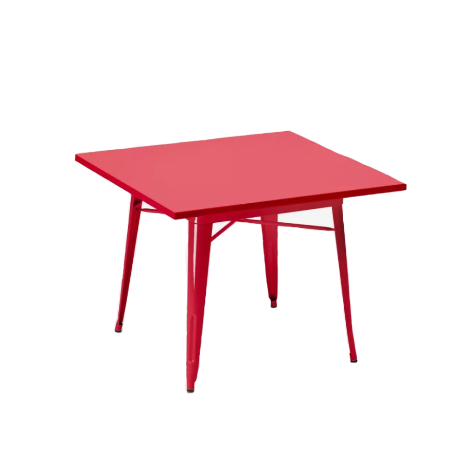 Location Table Tolix Rouge 80cm