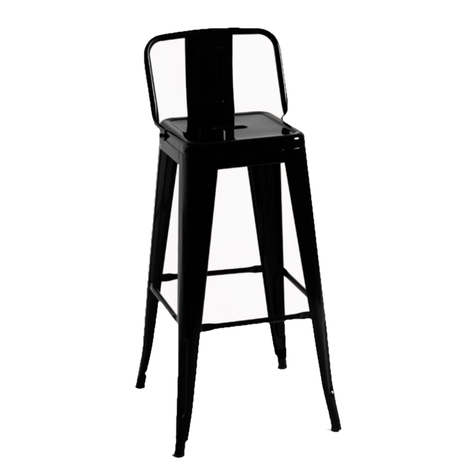 Location Chaise Haute Tolix Noir