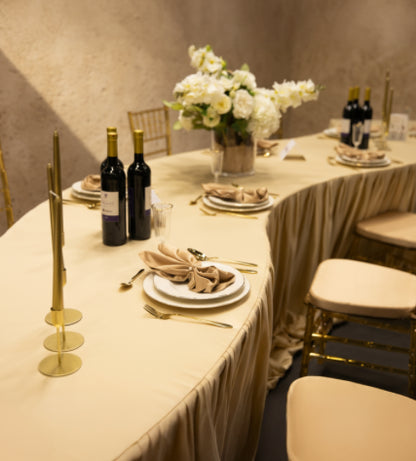 Location Table Vague Bois Clair 190cm Paris