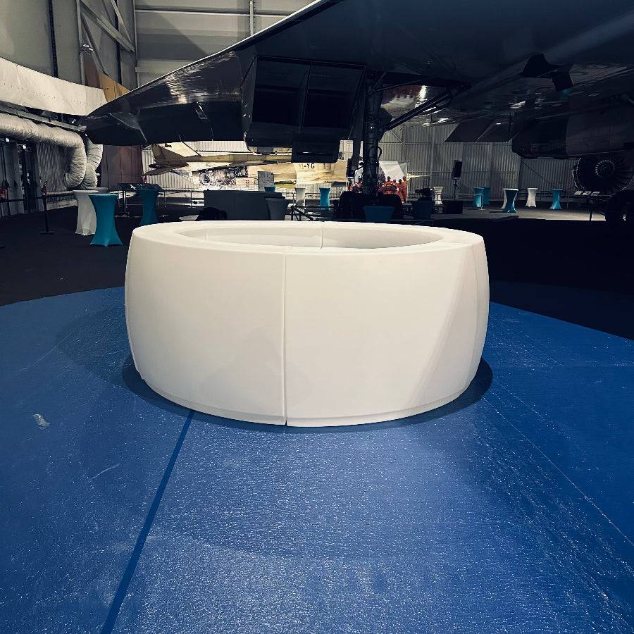 Location bar cercle lumineux