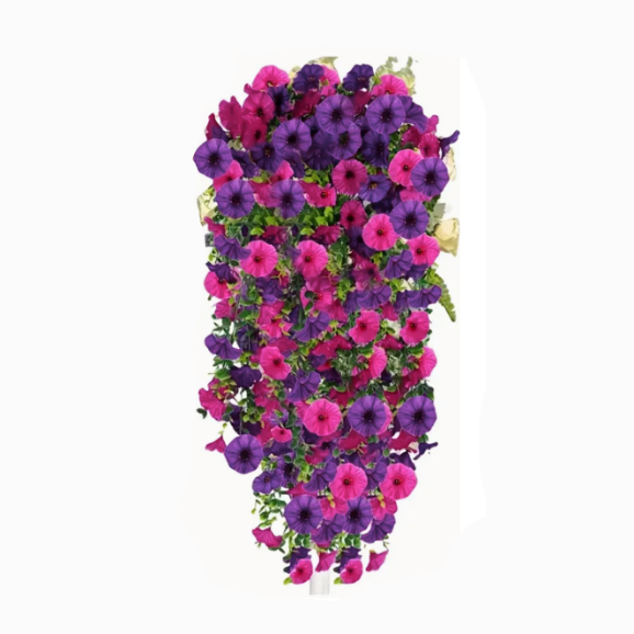 Location de Fleurs Artificielles 75cm Violet, Rose, Lavande, Magenta et Blanc