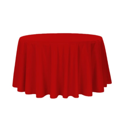 Location Nappe Ronde Rouge 300 x 300