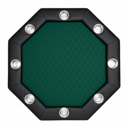 able de poker octogonale Buffalo pliable, bords rembourrés et pieds métal – location Paris & IDF
