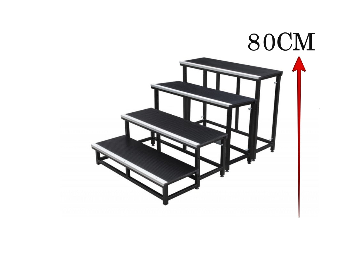 Escalier pour praticable et scène Hauteur 80cm Location-GP LOCO EVENEMENT