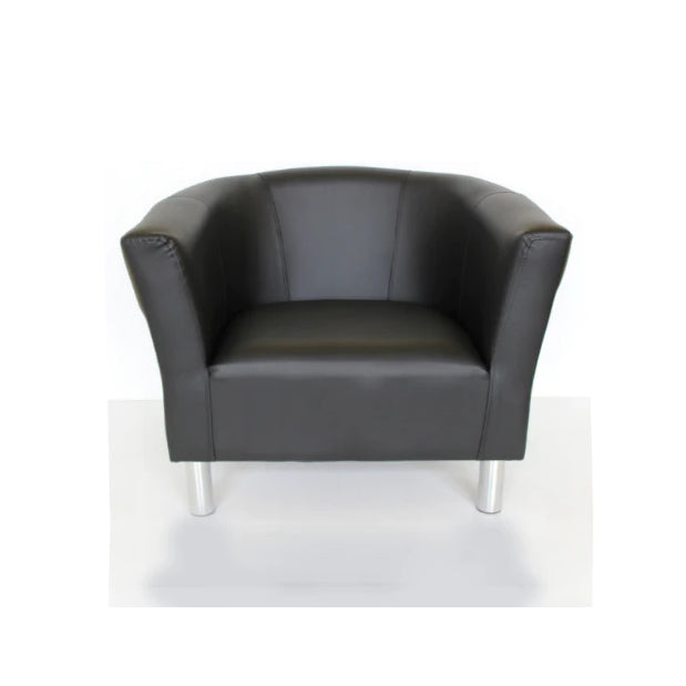 Location Fauteuil Club Cuir Noir