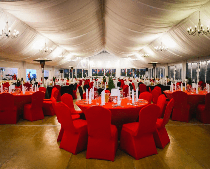 Location Nappe Ronde Rouge 300 x 300