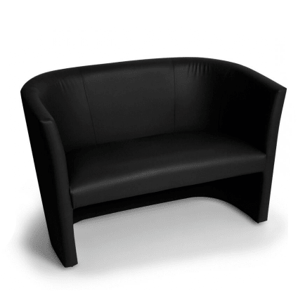 Location Canapé Barracuda Noir 120 - GP LOCO EVENEMENT