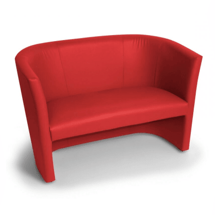Location Canapé Barracuda Rouge 120 - GP LOCO EVENEMENT