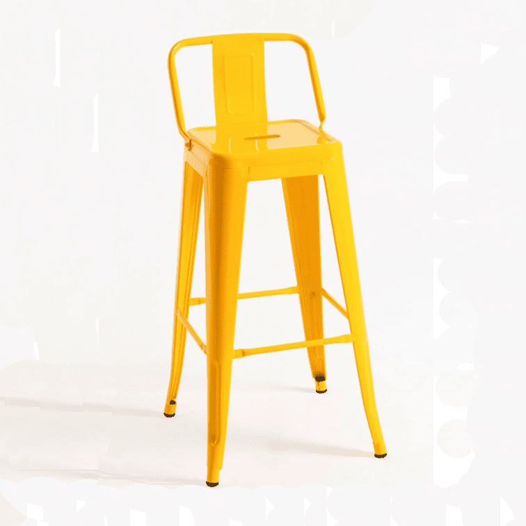 Location Chaise Haute Tolix Jaune - GP LOCO EVENEMENT