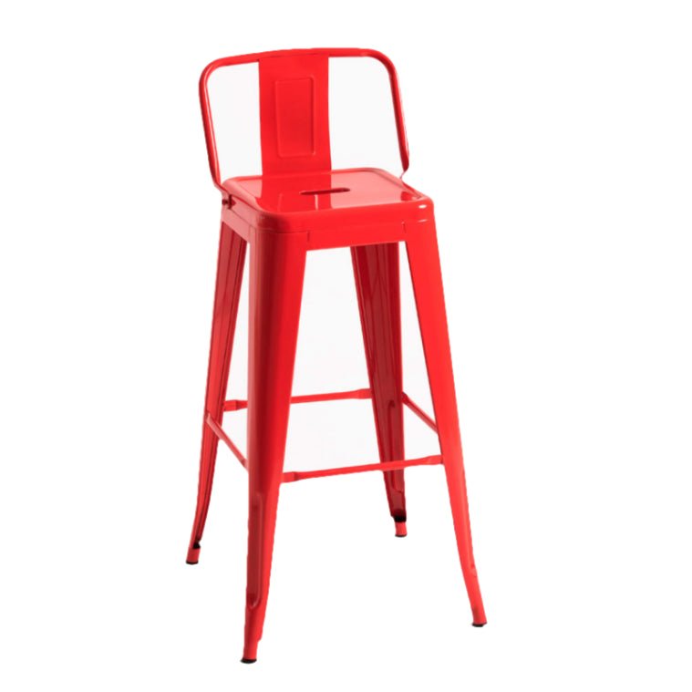 Location Chaise Haute Tolix Rouge - GP LOCO EVENEMENT