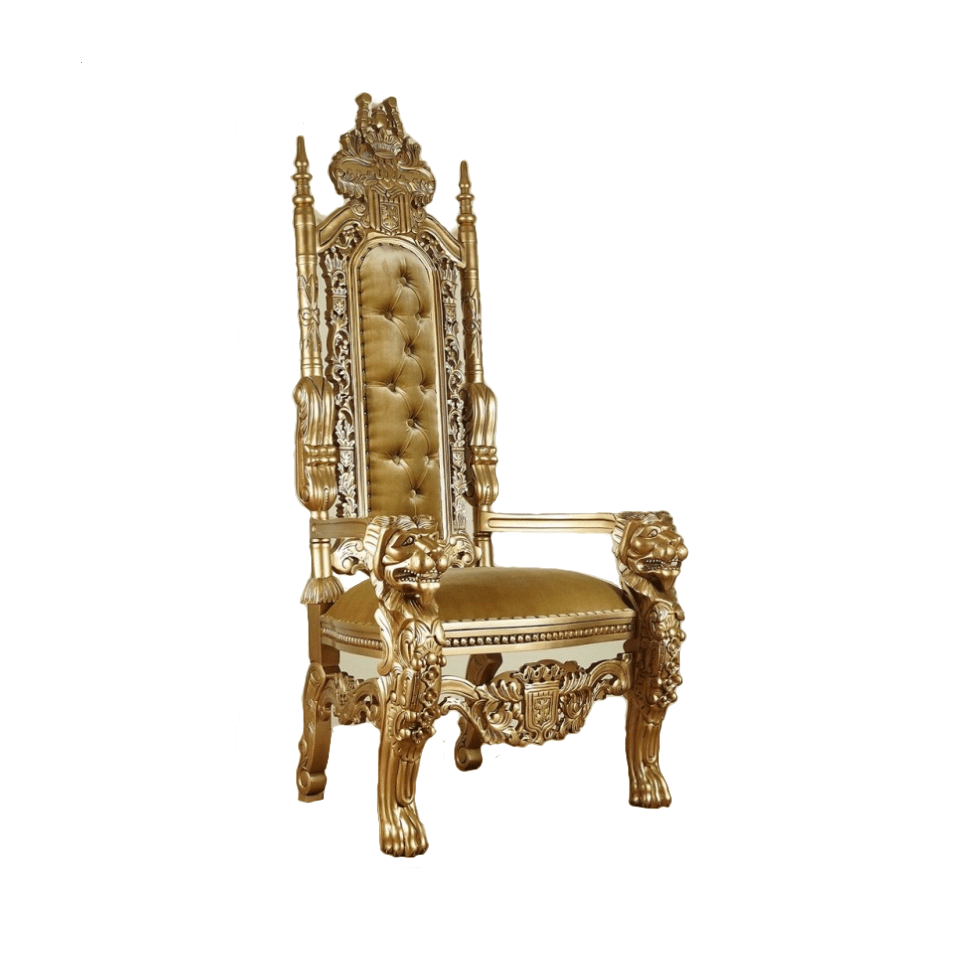 Location Chaise Trône D'or Paris & Île - de - France - GP LOCO EVENEMENT