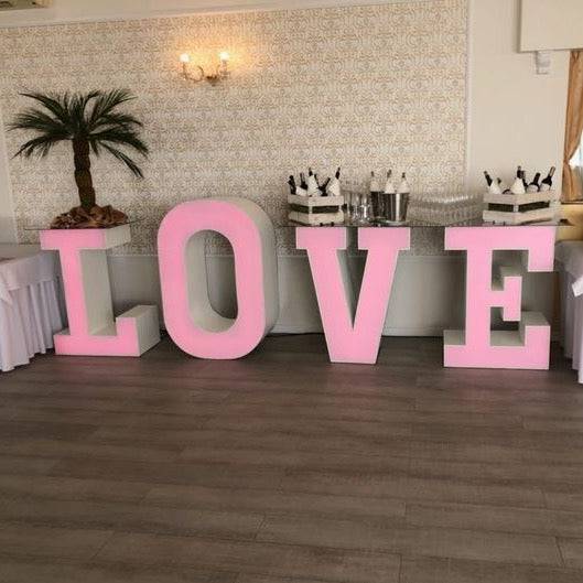 Location Mange Debout Love Lumineux + Plateau - GP LOCO EVENEMENT