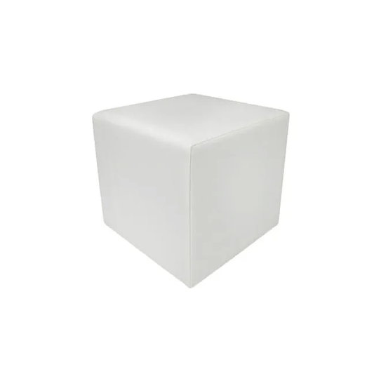 Location Pouf Blanc 40x40cm - GP LOCO EVENEMENT