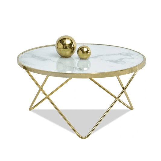 Location Table Basse Amin XL Dorée - GP LOCO EVENEMENT