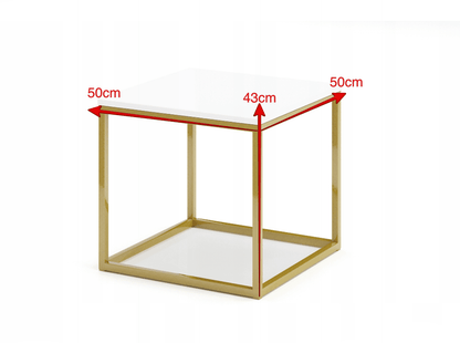 Location Table Basse Neri Blanche Or - GP LOCO EVENEMENT