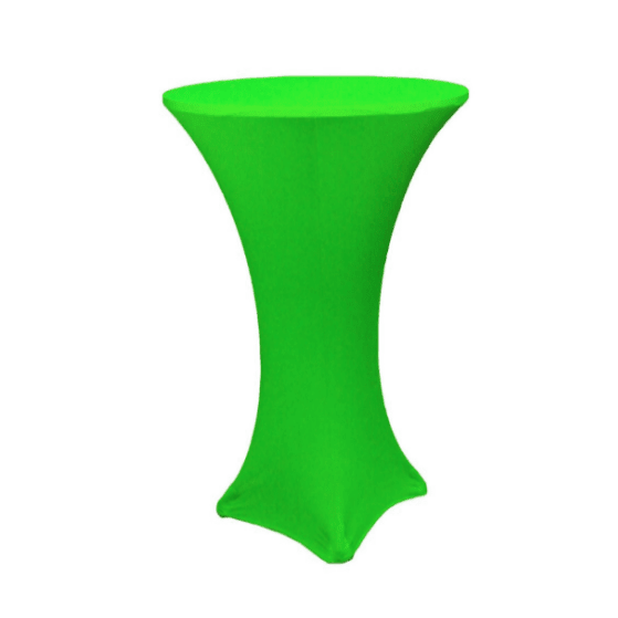 Location Table Haute Pliante Housse Verte - GP LOCO EVENEMENT