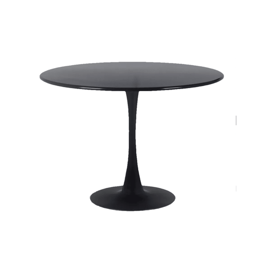 Location Table Ronde 120cm Elsa Noir - GP LOCO EVENEMENT