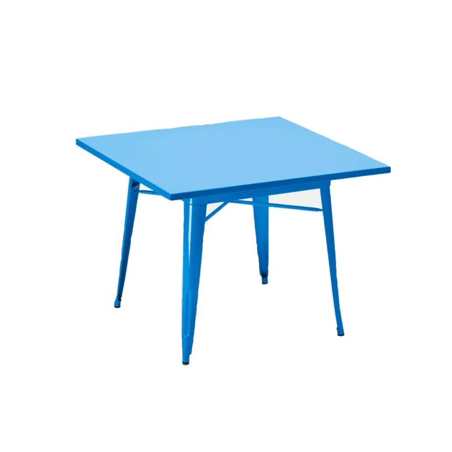 Location Table Tolix Bleu 80cm - GP LOCO EVENEMENT