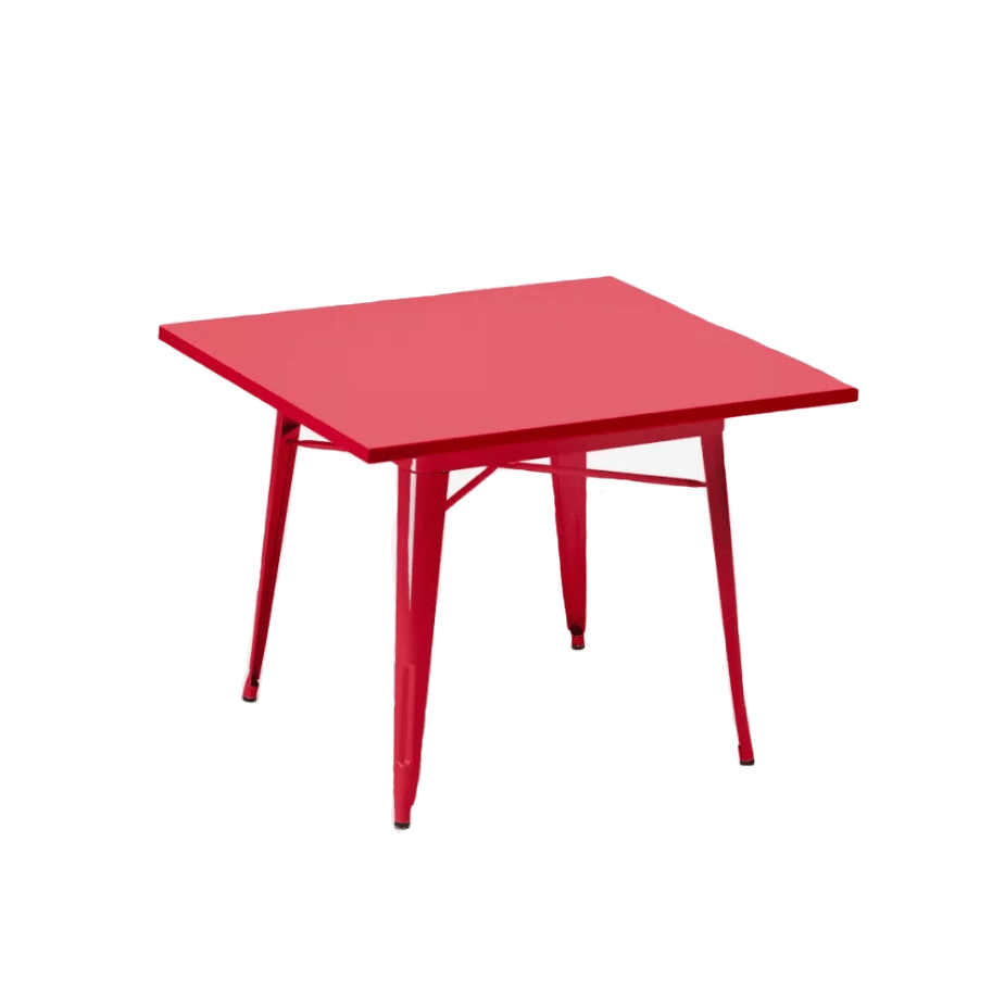Location Table Tolix Rouge 80cm - GP LOCO EVENEMENT