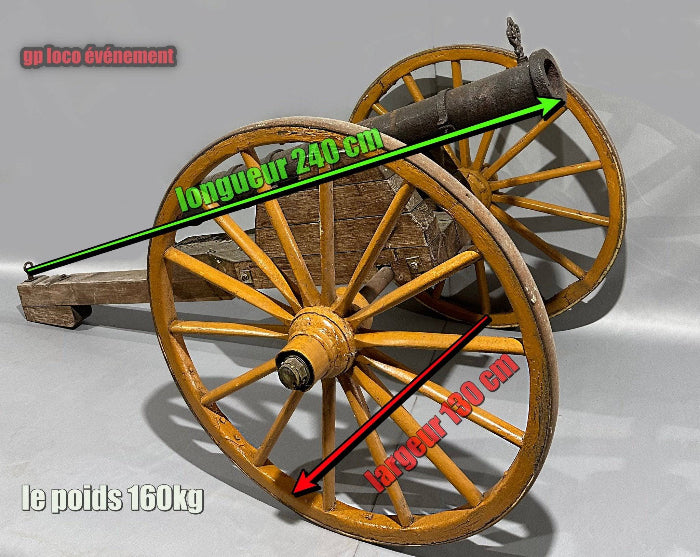 "décoration Big Canon - GP LOCO EVENEMENT"